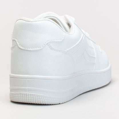 Older boys lace up trainer