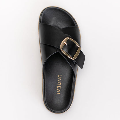 Crossover Sandal With Side Buckle _ 166440