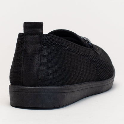 Comfort Knit Loafer With Chain Detail