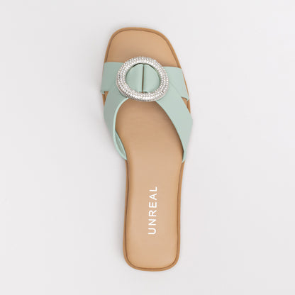 Statement Ring Mule Slide