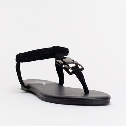 Metal Trim  Thong Flat Sandal