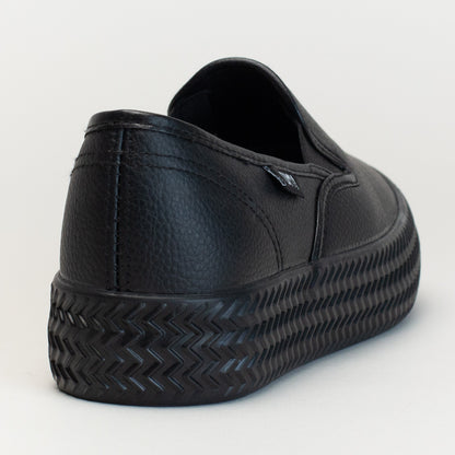 TOMY LINEN PLATFORM SLIP ON