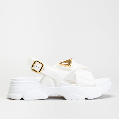 Cross Over Platform Sandal Sugar Spice R Shoe City