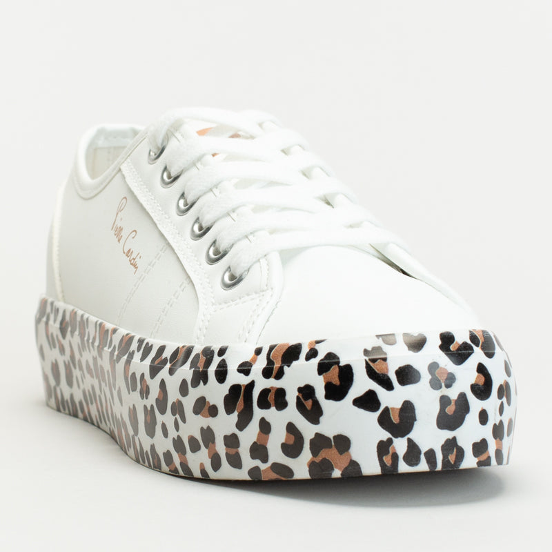 Pc Lace Up Sneaker With Animal Print Outsole _ 166555