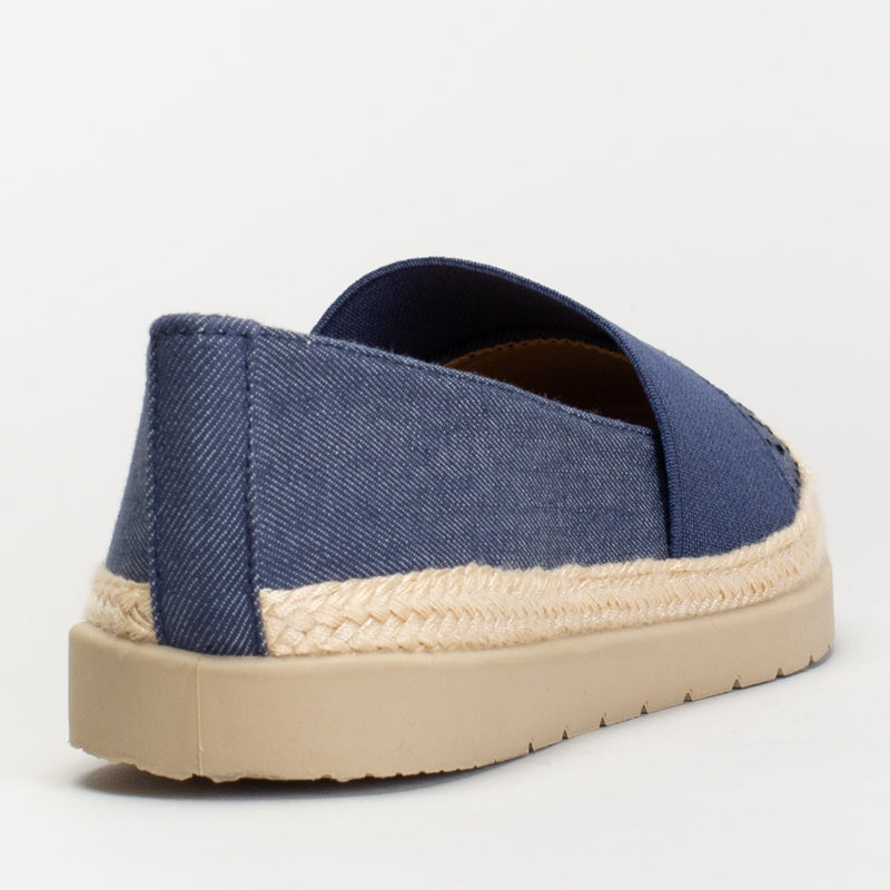 Slip On With Broad Elastic And Rhinestone Detail _ 166384