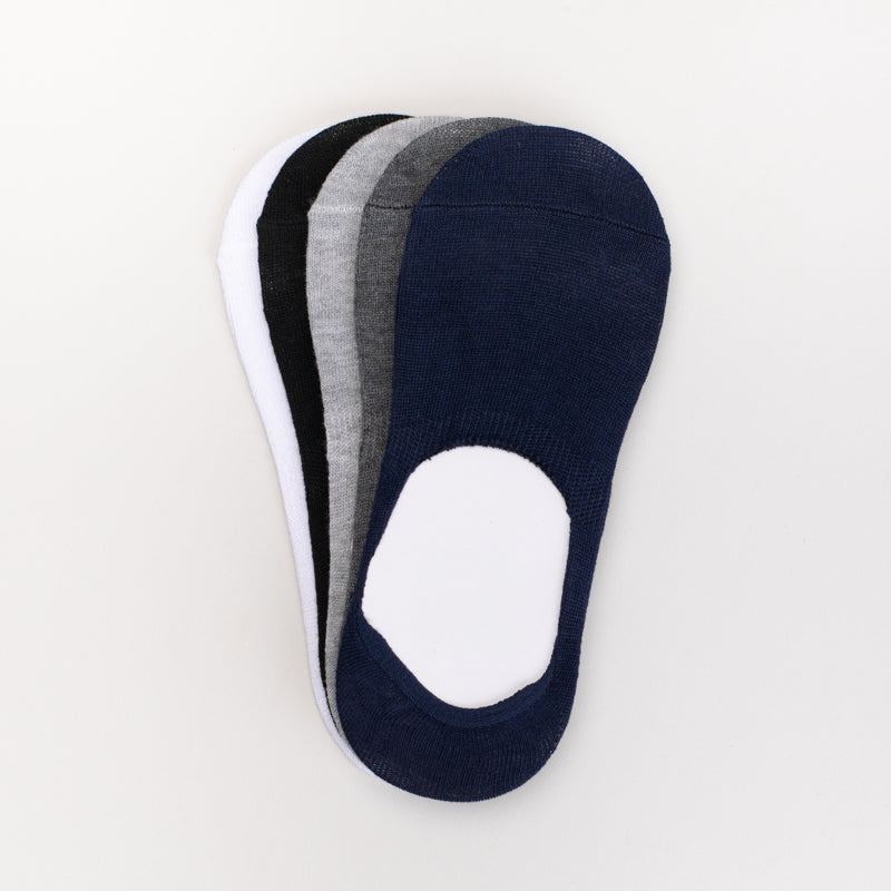 5PK INVISIBLE FASHION COLOUR  SOCKS