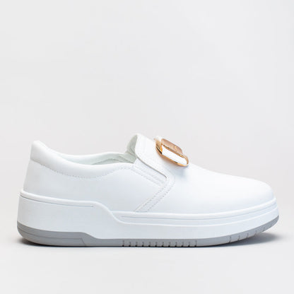 Pc Slip On Sneaker With Oversized Trim