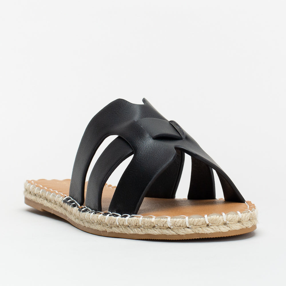 Espadrille H-mule Slide