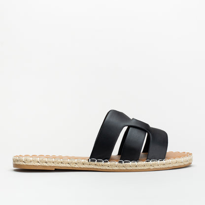 Espadrille H-mule Slide