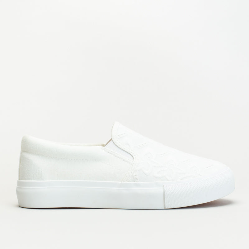 Slip On Platform With Anglaise Upper