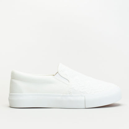 Slip On Platform With Anglaise Upper