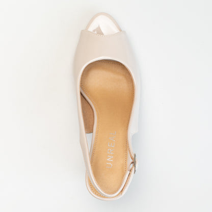 Peep Toe Slingback