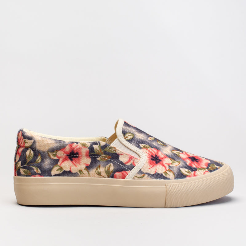 Floral Slip On Sneaker