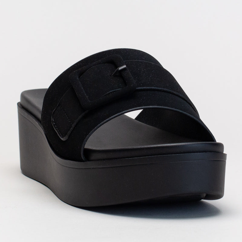 Platform Mule with Side Buckle
