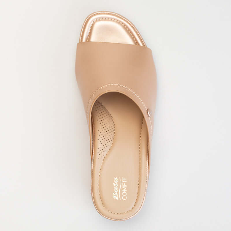 Bata Comfit Mule Wedge Sandal