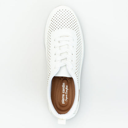 Pc Lace Up Sneaker With Pin Punch Detail _ 166553