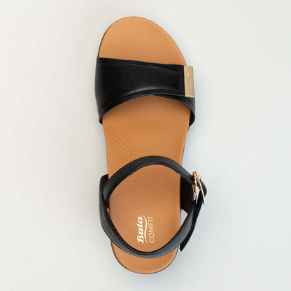 BATA COMFIT WEDGE WITH METAL TRIM