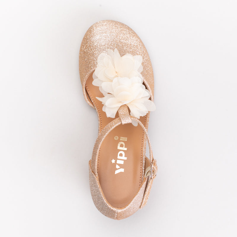 Flower T Bar Party shoe