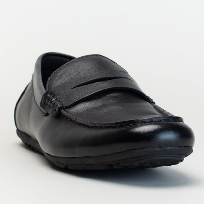leather driving moccasin