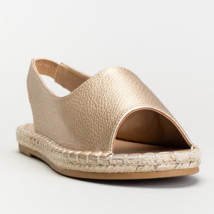 Flatform Espadrille Sling Back