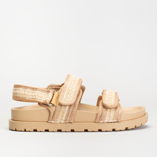 TAN WOVEN SANDAL