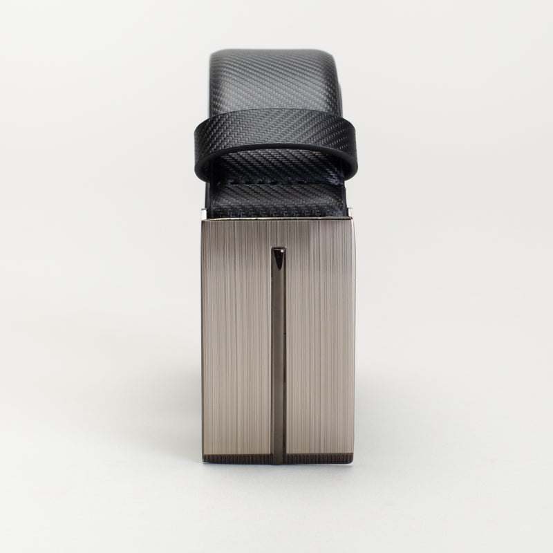 MENS SQUARE BUCKLE  TEXTURED BELT