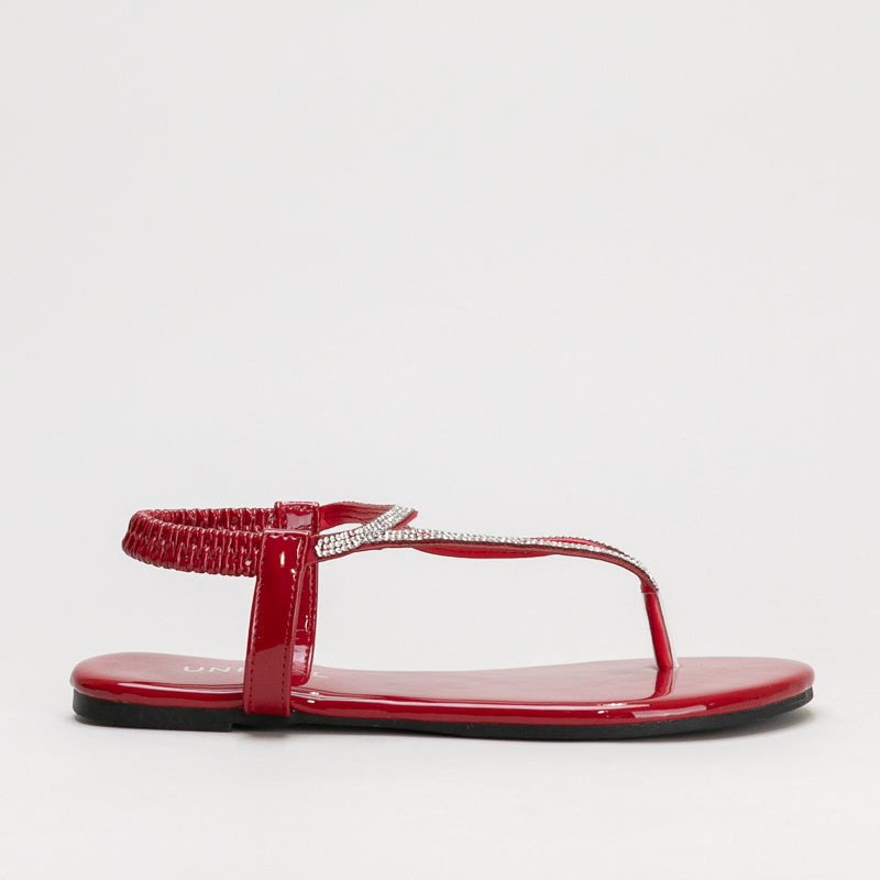 SANDAL WITH DIAMANTE DETAIL