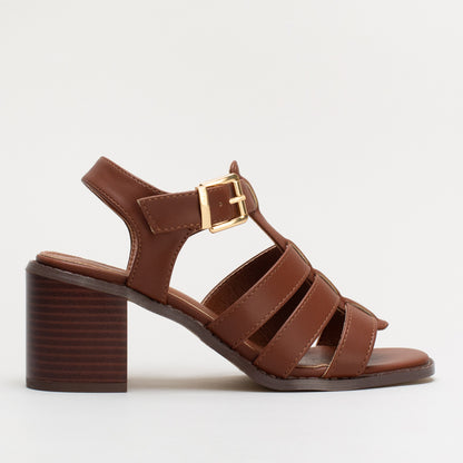 FISHERMAN BLOCK HEEL SANDAL