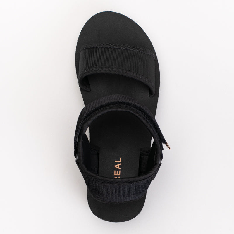 WEDGE WITH STITCH DETAIL AND PRINTED ANKLE