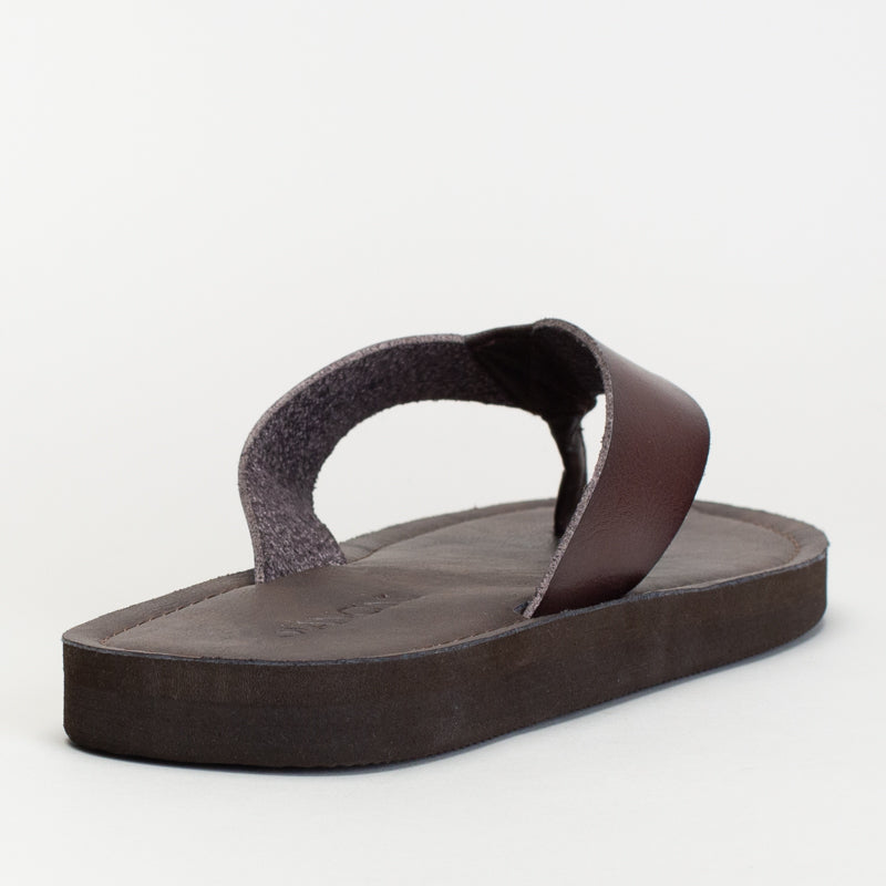 Authentic  leather like thong