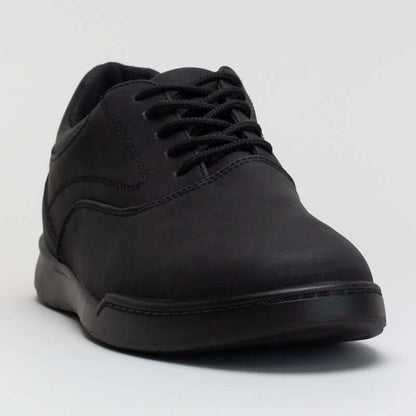 Stitching details lace up-BLACK _ 161541