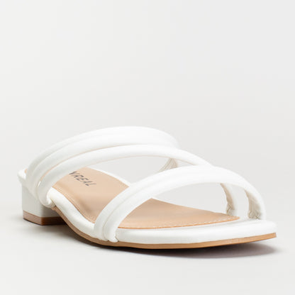 Strappy Slip On Block Heel