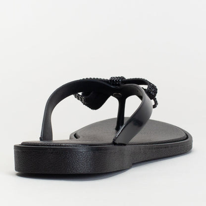Jelly Mule With Diamante Bow _ 166372