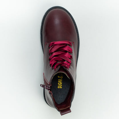Ribbon Lace Up Boot