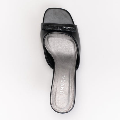 Kitten Heel Mule With Bow