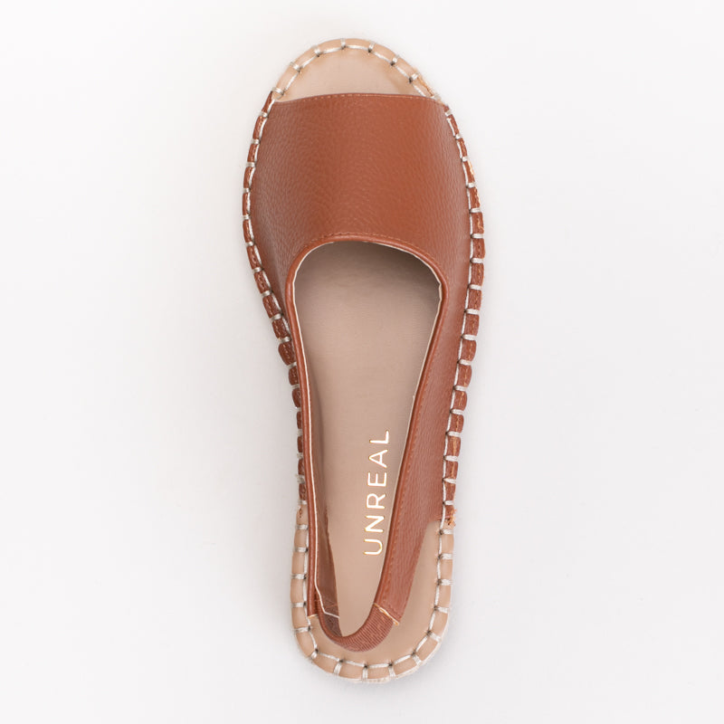 Flatform Espadrille Sling Back