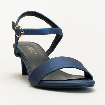 Kitten Heel With Solid Vamp Strap