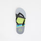 Mancini Men Blue Multi Diagonal Stripe Flip Flop _ 131316