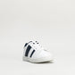 Boys White Sneaker With Blue Stripes Sizes : 2 - 5 _ 136541