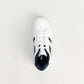 Boys White Sneaker With Blue Stripes Sizes : 2 - 5 _ 136541