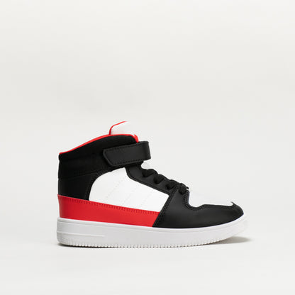 Boys Colour Block Hi Top Sizes : 2 - 5 _ 136543