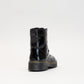 Girls Patent Lace Up Boot Sizes : 10 - 2 _ 136794