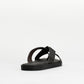 Mancini Men Toe Loop Buckle Trim Sandal _ 136279