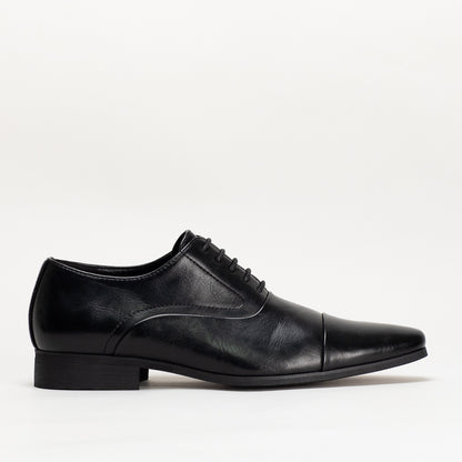 Mancini Men Black Oxford Classic Formal Lace Up _ 135803