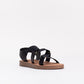 Unreal Women Elastic Zig Zag Sandal _ 134244